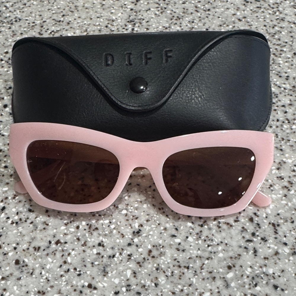 Diff Pink Cat Eye Sunglasses